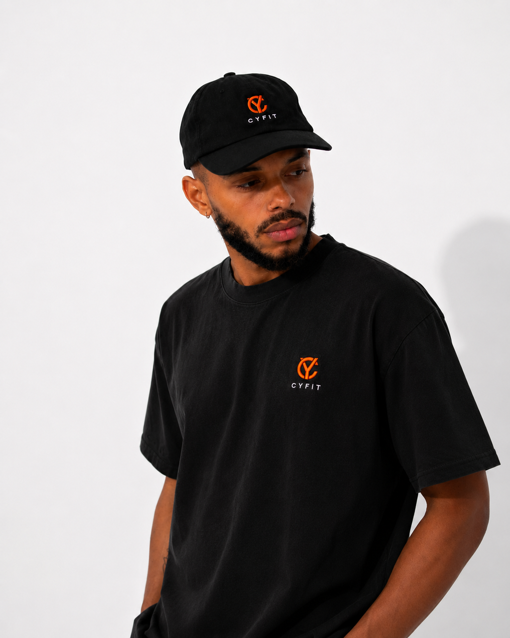 2FACE OVERSIZED TEE(Black)