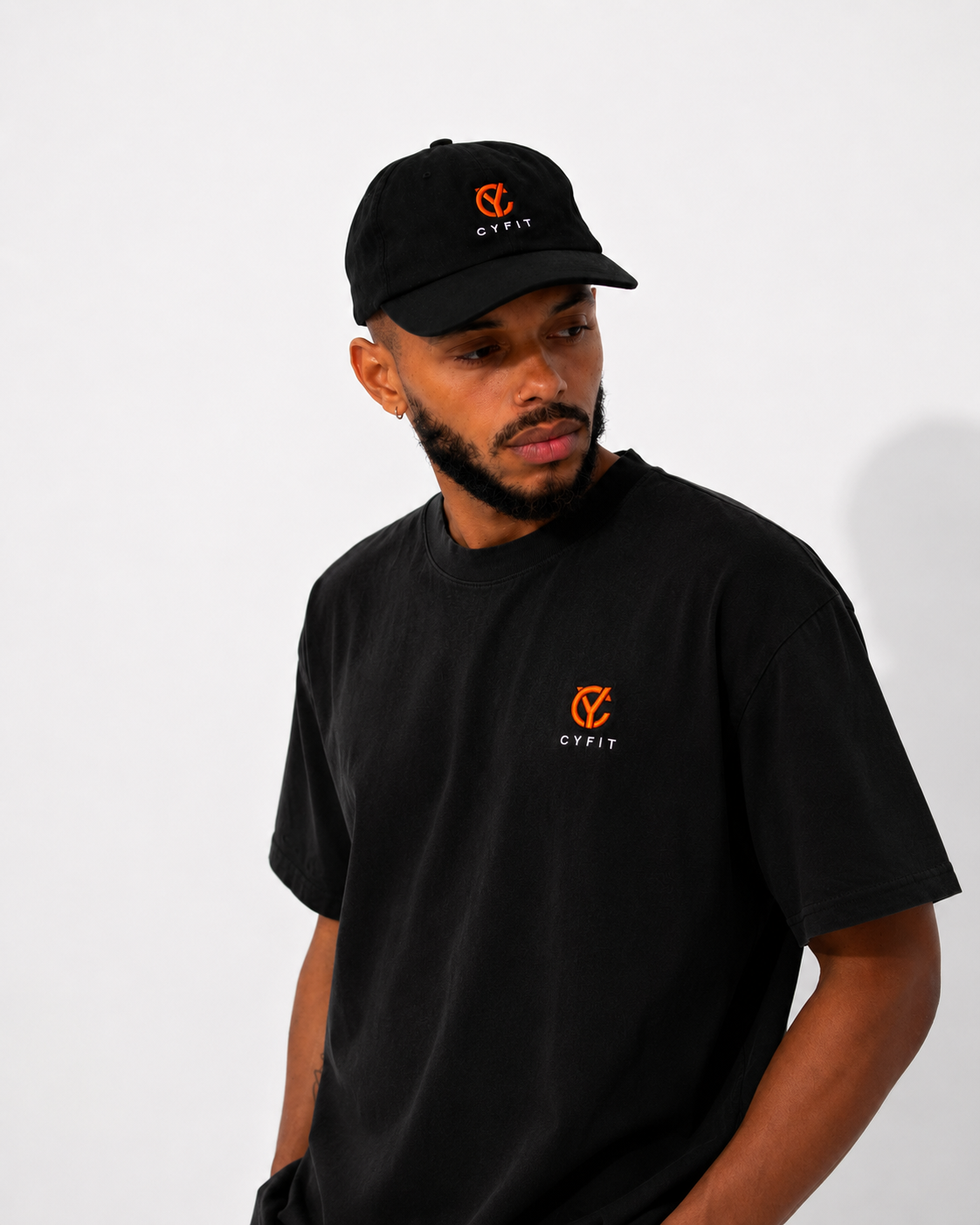 2FACE OVERSIZED TEE(Black)